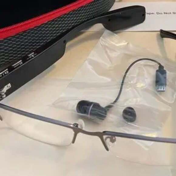 DigiOptix - 1080P HD CAMERA BLUETOOTH EYE GLASSES Spy MOTUS SMART 16GB 12 MP NEW - Picture 8 of 12